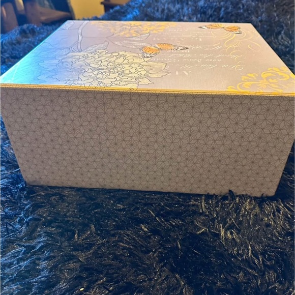 Sheffield Homes Decorative Storage Box with Butterfly Design. NEW! - Picture 7 of 9